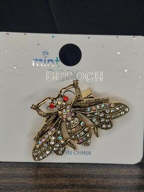 Gold Bee Brooch # 1